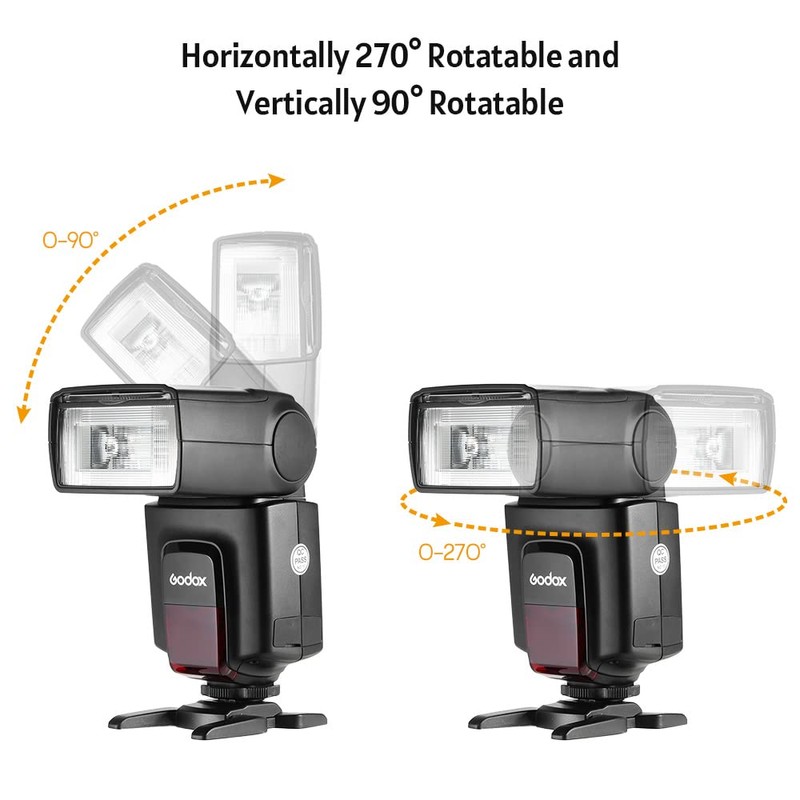 Godox TT520 II On-Camera Flash Electronic Speedlite + AT-16 2.4G