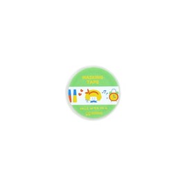 Sun-Star Stationery Mizutama Goods Masking Tape 0.6 inch (15 mm) Wide Green S8817790