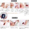 XUZOO Simple Nail Tips, 24 Pieces Nail Tips, Short and