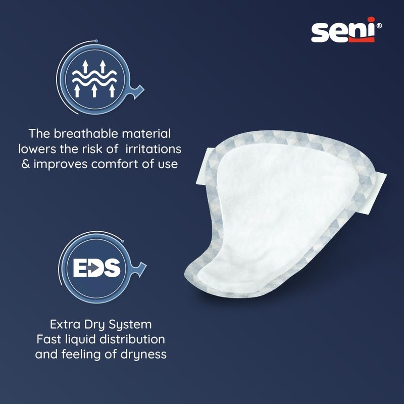 Seni Man Normal Level 2 Incontinence Pads (Pack of 15)
