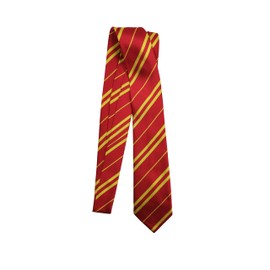 VIGUEUR Wizard Tie - Red Striped Necktie Costume Accessory