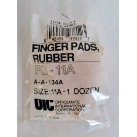 Officemate International Corporation  Rubber Finger Tips, Medium/Large, Size 12, Finger Cots, 12 Count (Pack of 1)