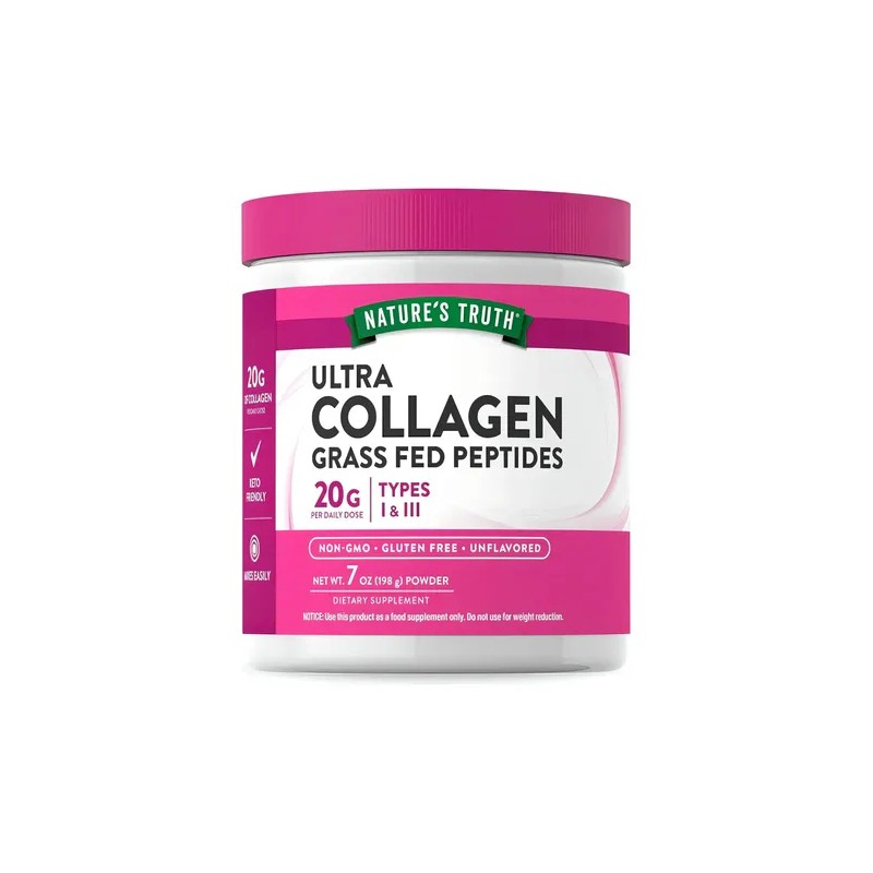 Colágeno Hidrolizado en Polvo Sin Sabor 198g Hydrolyzed Collagen Powder