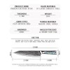 Void Blades Japanese AUS-10 Damascus Steel Full Tang Abalone Shell