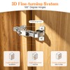 Probrico 2 Pack Soft Close Cabinet Hinges, 165° Full Overlay