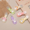 Sanrio Character Engraved Nail Clipper & Manicure Tool Gift Set R24 Free Size/Purple White 120ea