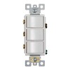 Broan-NuTone P3RW Three-Rocker Switch for Bathroom Exhaust Fan, White Wall