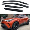 Side Window Visors Deflectors Rain Guard Replacement for C-HR CHR