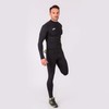 Joma Joma101018.100.L-XL Academy Thermal T-Shirt, Uomo, Nero, L-XL