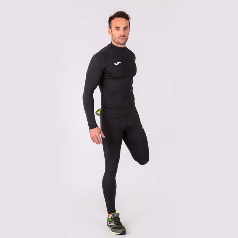 Joma Joma101018.100.L-XL Academy Thermal T-Shirt, Uomo, Nero, L-XL