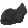 Hi-line Gift Ltd Sleeping Cat Statue, Black/white