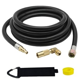 7 Feet rv Propane Hose with Adapter for Blackstone 17 inch and 22 inch 28'' 36'' Griddle, for Weber Grill, Charbroil, Nexgrill Grill, Propane Patio Heater and Fire Pit