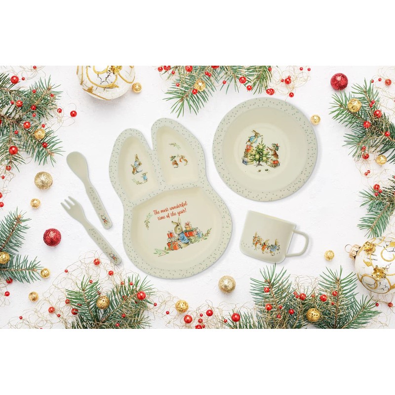 Beatrix Potter Peter Christmas Dinner Set