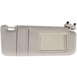 SCITOO Right Passenger Side Beige Sun Visor Assembly fit for 2006 2007 2008 2009 2010 2011 for Toyota for Camry with Sunroof(74310-06750-E0)