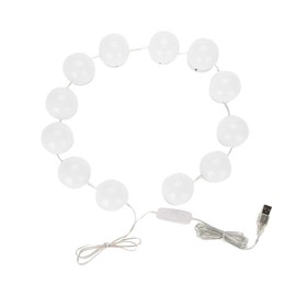 Estink Vanity Mirror Lights Kit, 12pcs Dimmable LED Makeup Light Bulbs, 1-5 Level, 3200-7000K, 10W, for Bathroom Dressing Room Beauty Salon