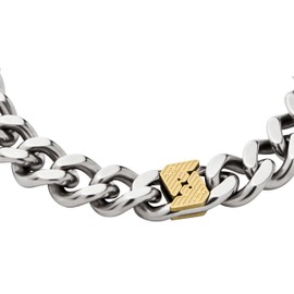 Emporio Armani Men's Two-Tone Stainless Steel Chain Bracelet (Model: EGS3186040)