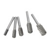 Double Cut Carbide Burrs Rotary Files Set 6mm Shank for
