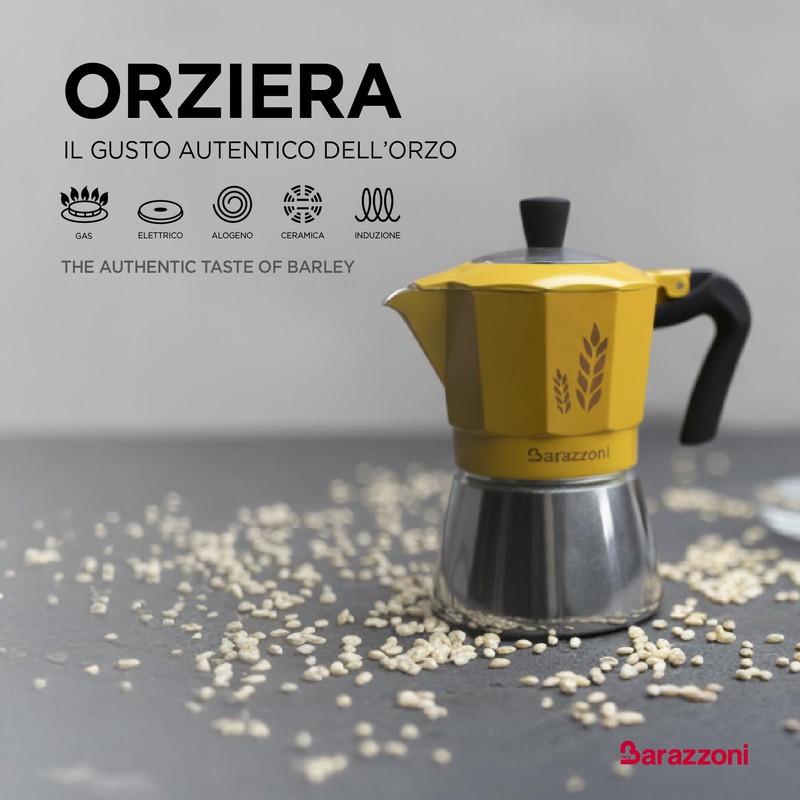 Barazzoni Barley Holder 2 TZ Suitable for Induction Cookers Steel