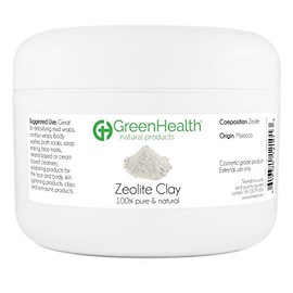 GreenHealth Zeolite Clay Powder 6 oz – 100% Pure & Natural | Detoxifying & Rejuvenating Face Mask, Deep Pore Cleanser & Body Detox