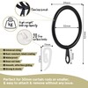 Curtain Rings With Eyelet by Smith’s® | Black / 20