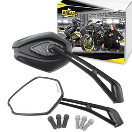 Area1 Motorrad Rückspiegel Spiegel Set kompatibel mit CMX 1100 kompatibel mit CMX 500, kompatibel mit CMX 250 kompatibel mit (V75)