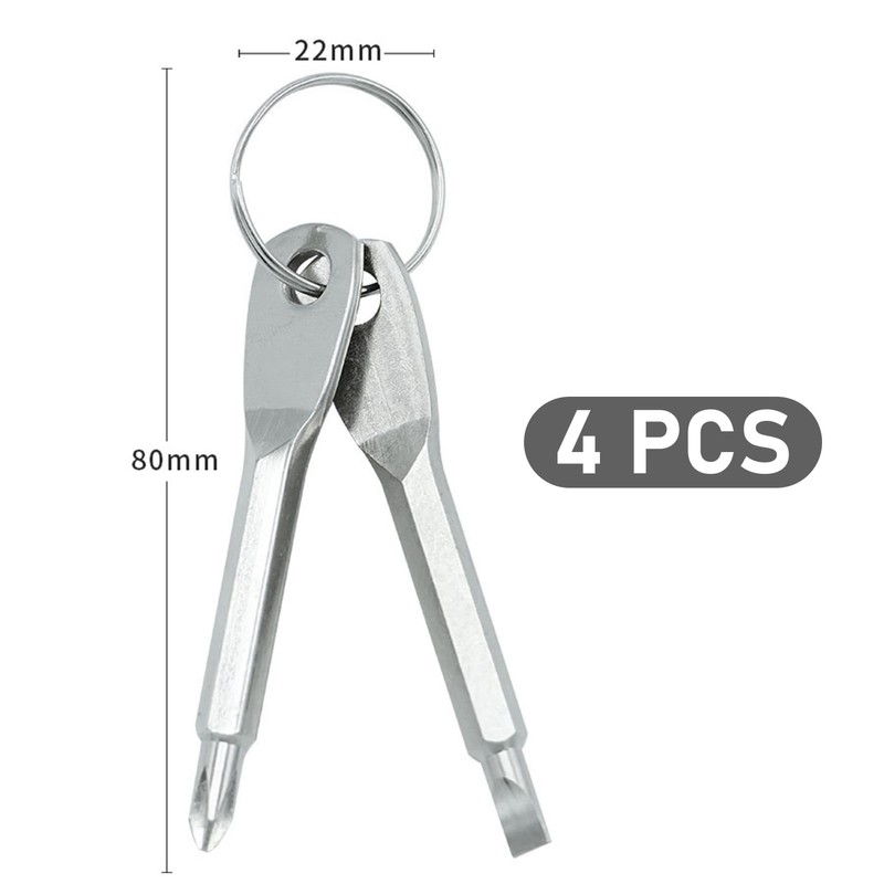 8-Piece Small Screwdriver, Mini Screwdriver Set, Portable Screwdriver, Flat and