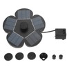 Solar Fountain Solar Powered Plum Blossom Style Fast Start Up
