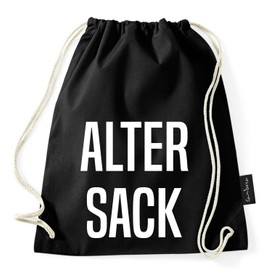 Sambosa, gym, sports bag with hipster quotes, black