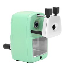 Art Pencil Sharpener 8mm Diameter with Bracket Portable for School Classroom Office Home StoreGreen