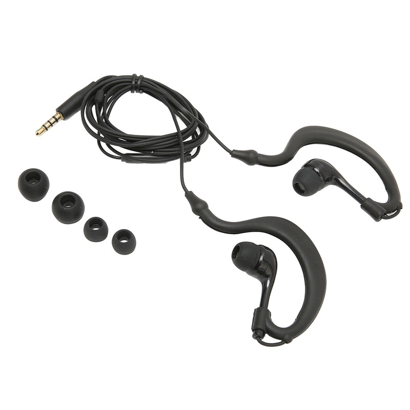 Over Ear Wired Earbuds Waterproof Noise Canceling Plug and Play