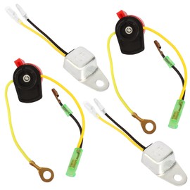 YOFMOO Low Oil Alert Sensor + On/Off Engine Stop Kill Switch Control for GX100 GX110 GX120 GX160 GX200 GX240 GX270 GX340 GX390 5.5HP-13HP Motor Generator Water Pump Lawnmower Trimmer