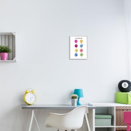 Stupell Industries Children's Feelings Chart Framed Giclee Art by Corinne Rose Designs