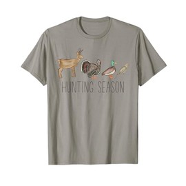 Hunting Season Kids Deer Turkey Duck Dove Toddler Wildlife T-Shirt