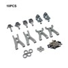 AIXXCUVQ RC Car Aluminium Alloy Steering Knuckles Kit for 1/18