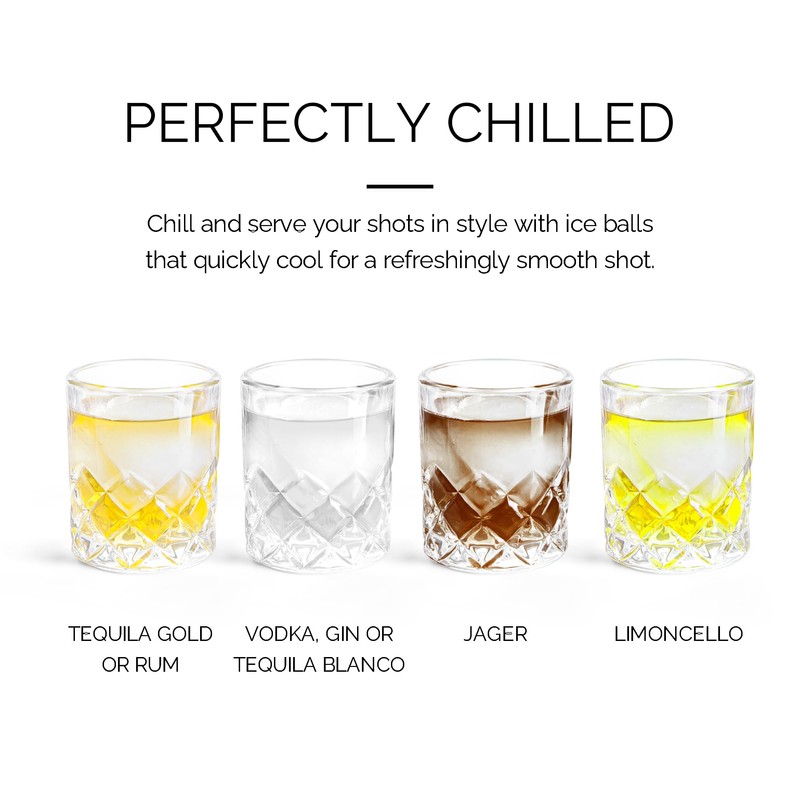 Final Touch Yarai Shiver Ice Ball Shots – Set of