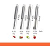 Corer and Pitter Set of 4, Multi-Function Corer and Pitter