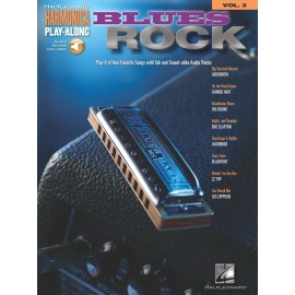 Blues Rock - Harmonica Play-Along Book and Audio NEW 000000481