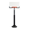 Huplay Pro Large Adjustable Post Basketball Set