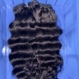 Burmese Curly Hair Bundles Popular Kinky Curly Deep Wave Water Wave Loose Deep 100% Human Hair Extensionscolor: deep wave, Stretched Length: 12 inches