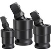 Profiwoab Swivel Socket Set - 360° Rotation Drive, Impact Universal