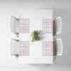 Nepnuser Linen Easter Buffalo Check Plaid Placemats Set of 4