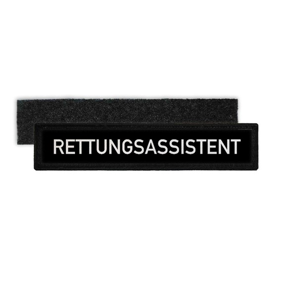 Copytec Rescue Assistant Paramedic Uniform RettAss RA Name Badge Patch