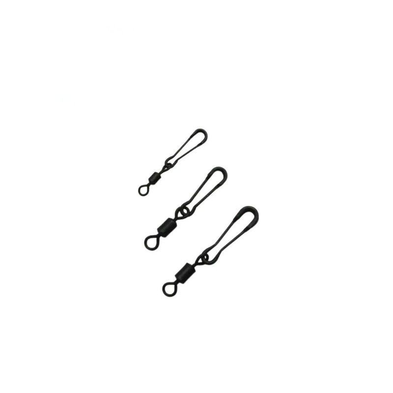 Black Carp Fishing Quick Change Multi Clips, Tackle Connector Snaps,