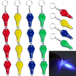 POCKETMAN LED Keychain Flashlight UV Light Small Flashlight Mini Keychain Light Pocket Light Outdoor Hiking Bag Lock Keychain Light 20 Pack