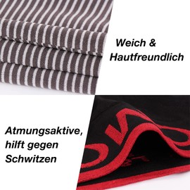 L&K 1209 Men's Retro Boxer Shorts Microfibre in 10 Different Models Pack of 10, 1212-SK-8er, XXL-3XL