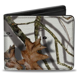 Wallet Bifold PU Mossy Oak Country Roots Snowdrift Camo White