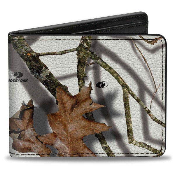 Wallet Bifold PU Mossy Oak Country Roots Snowdrift Camo White