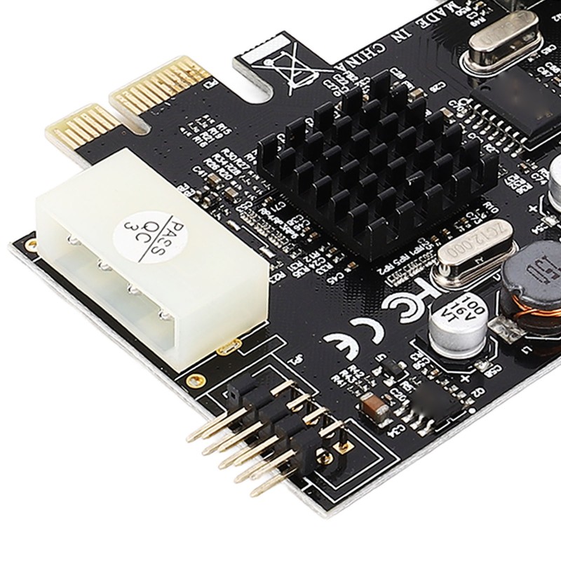 PCIe to PS/2 Adapter Card MCS9990CV Chip Built in USB2.0