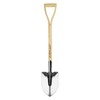 HARFINGTON Digging Shovel 33.5 x 6.7 Stainless Steel Round Spade