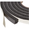 StormGuard 05SR6843053BL 3.05m Rubber Foam Jumbo Draught Excluder Weather Strip